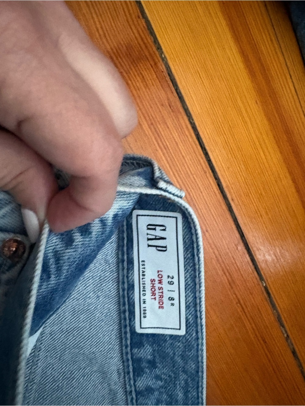 GAP women’s  Blue Low-Rise Jeans